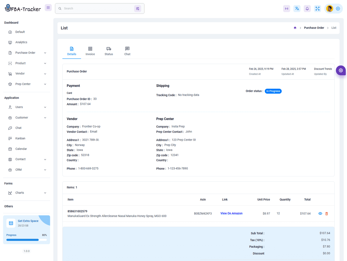 Purchase Order System