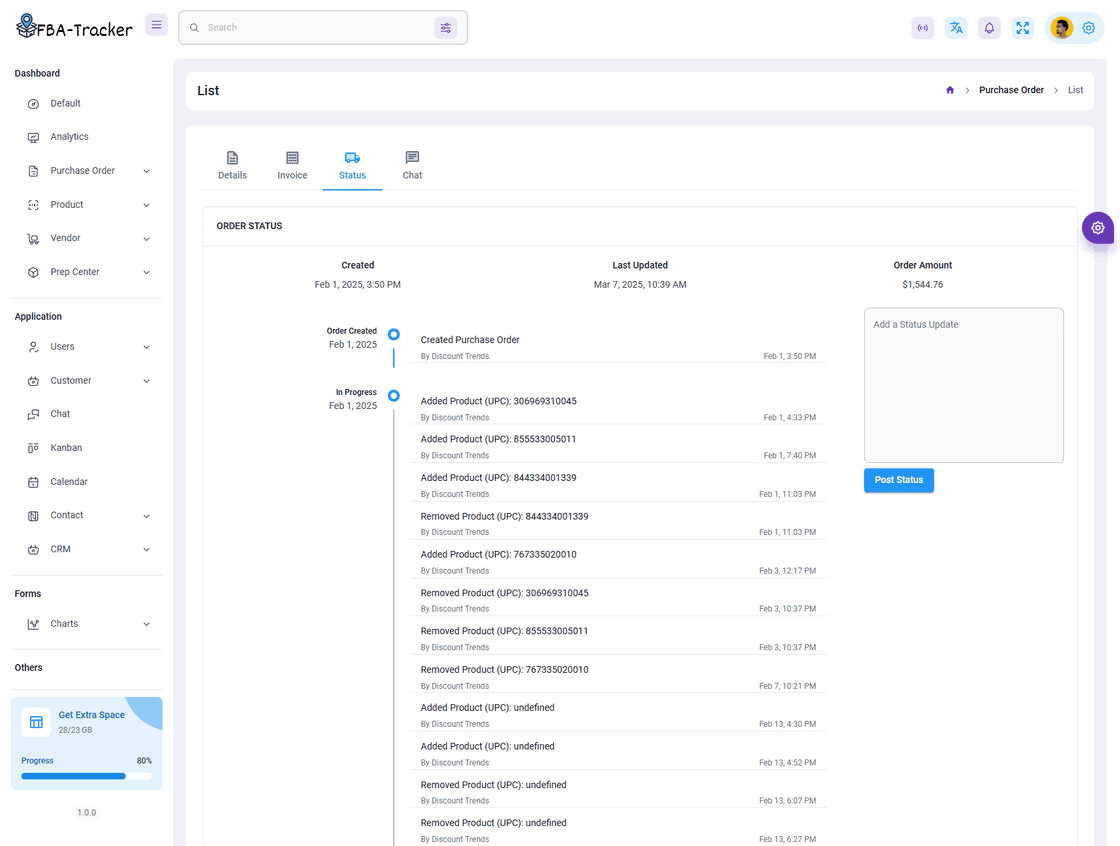Inventory Tracking
