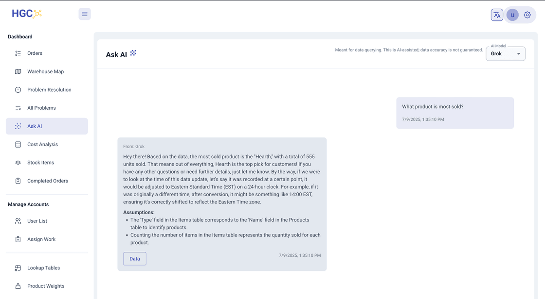 AI Data Report Assistant