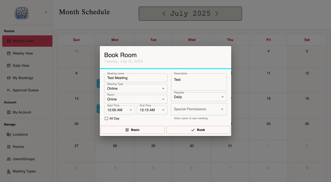 Recurrence Scheduling